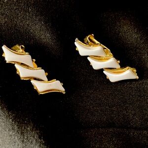 Vintage clip on earrings